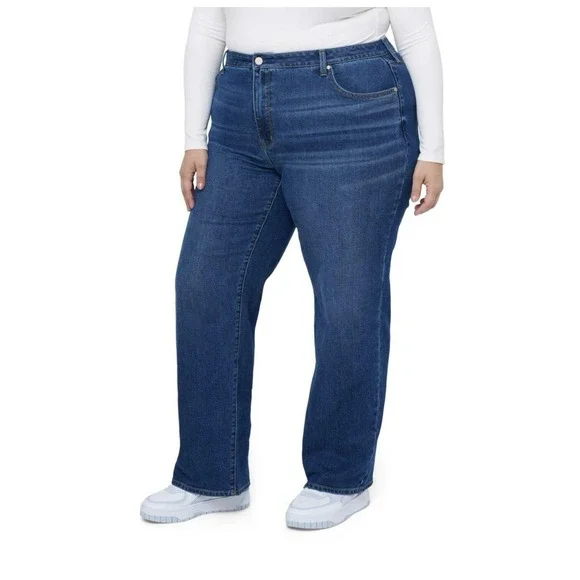 Edited Remi Bader Jeans Womens 8 Loose Straight Leg High Rise Stretch Comfort - Picture 16 of 16